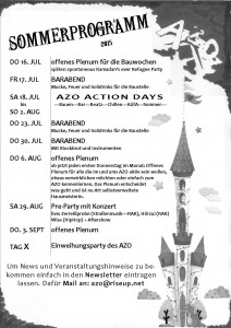 Sommerprogramm 2015